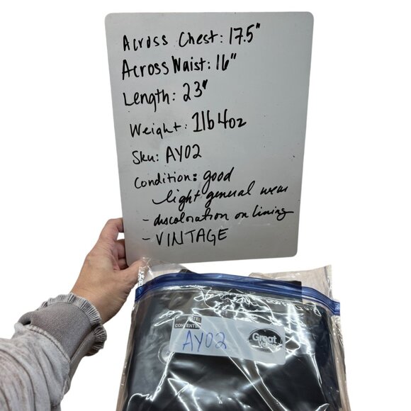 Ralph Ralph Lauren Vintage Double Breasted Wool Peacoat Jacket Navy Blue Size 8 - Picture 13 of 14